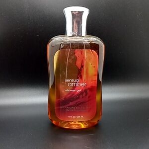 New Bath and Body Works Sensual Amber Shower Gel 10 oz